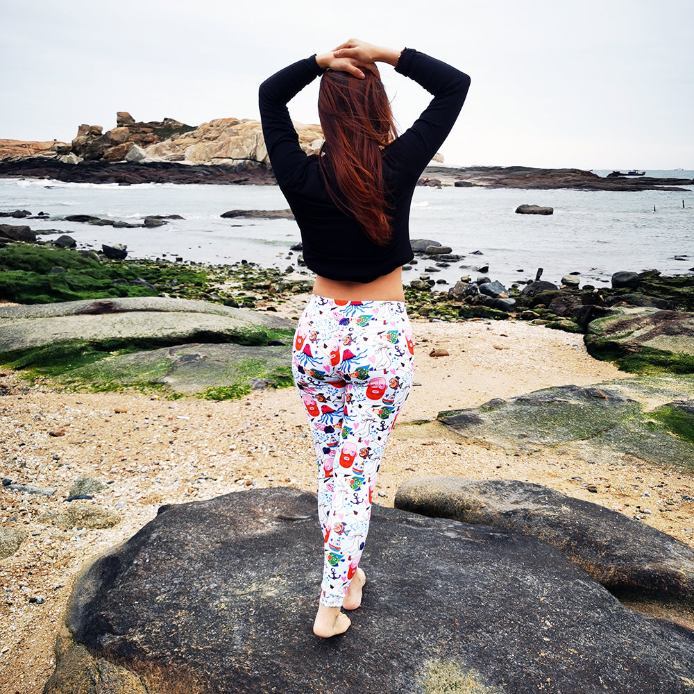 Custom Floral Print Yoga Pants Sets Fitness Suit Women Sport Leggings – DEC  FABRIC