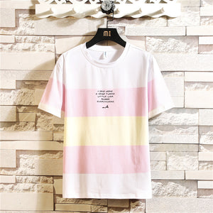 Wholesale Men's T-shirt Three Color Mix and Match Fashion Elastic T-shirt   MYY1017