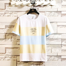 Load image into Gallery viewer, Wholesale Men&#39;s T-shirt Three Color Mix and Match Fashion Elastic T-shirt   MYY1017