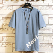 Load image into Gallery viewer, Short Sleeve Soft Custom Tshirt 95% Cotton 5%Spandex Custom Printing Men T Shirt   MYY1108