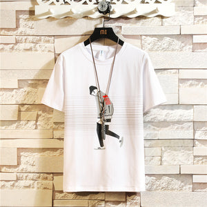 Wholesale New  Design Cheap Men T Shirt 95% Cotton 5%Spandex Printing Men Fashion T Shirt  MYY1015