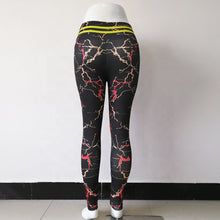 Load image into Gallery viewer, New Style Hot Sale High Waist Sport Fitness Fresh Women Yoga Pants Marble Printed Leggings