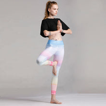 Load image into Gallery viewer, Gradient Printed Wholesale Custom Yoga Pants Leggings For Women