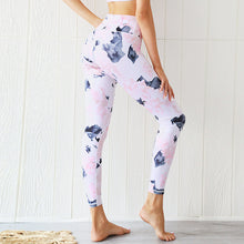Load image into Gallery viewer, New Floral Printed Yoga Sets Fitness Clothing High Waist Leggings Padded Sports