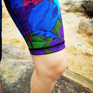 Sportswear Women Yoga Shorts Yoga Pants Floral Print Leggings Elastic Short Yoga Pants