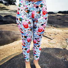 Load image into Gallery viewer, Custom Floral Print Yoga Pants Sets Fitness Suit Women Sport Leggings 300133064